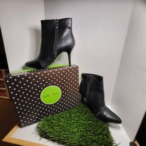 Kelly & Katie leather high heel booties size 11